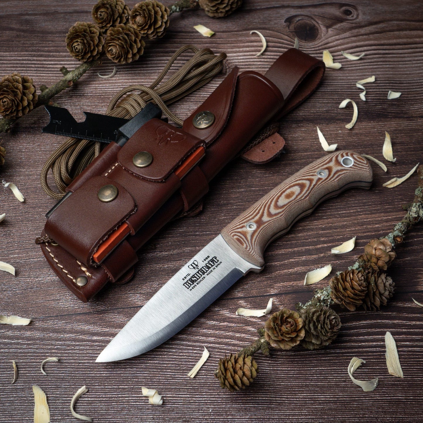Cuchillo Bushcraft Cudeman 148