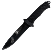 Cudeman BLACK LION Black Phosphate Rubber Handle