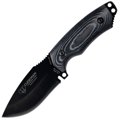 Cudeman Mini Boina Verde Black Micarta Blued Blade