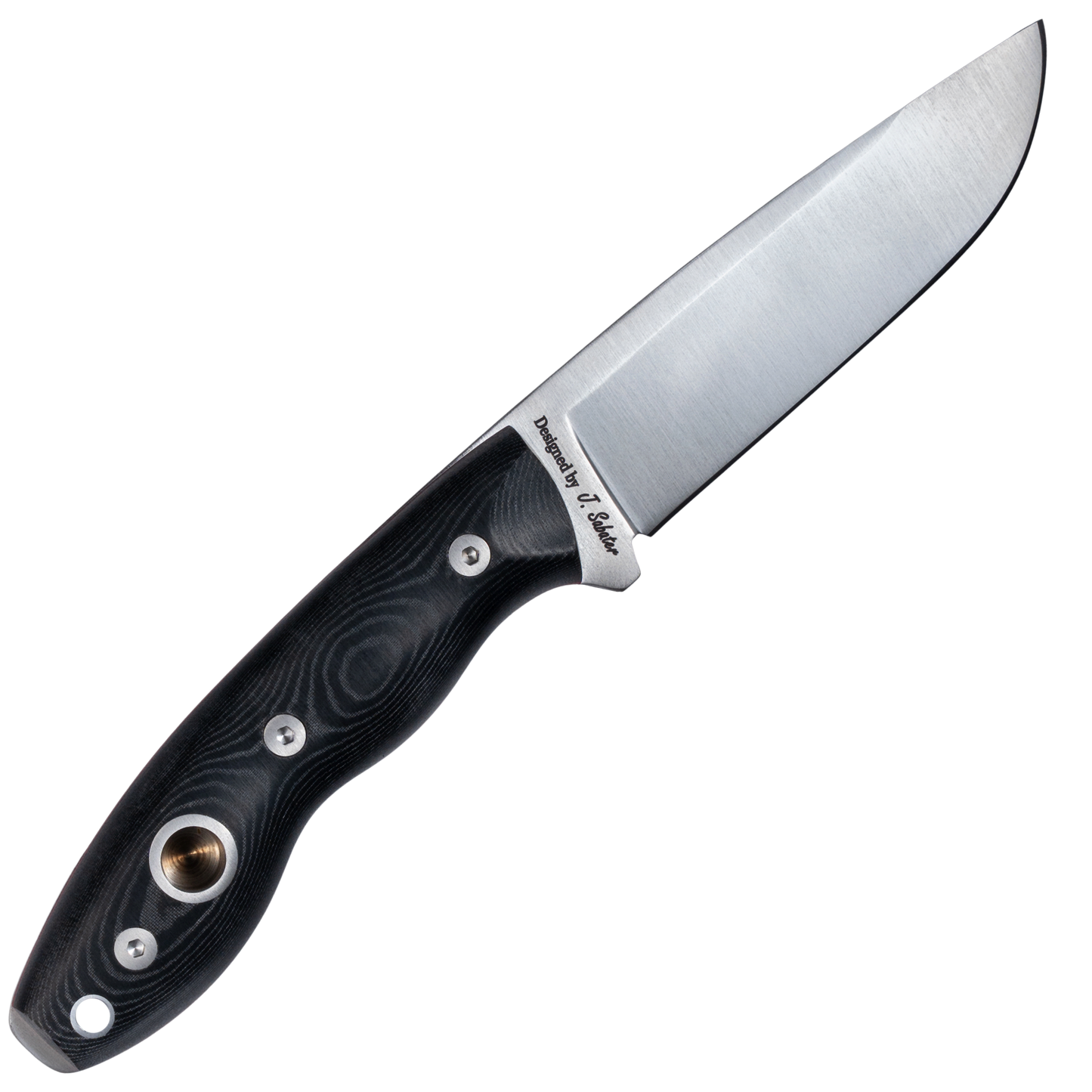 Cudeman QUERCUS Black Micarta