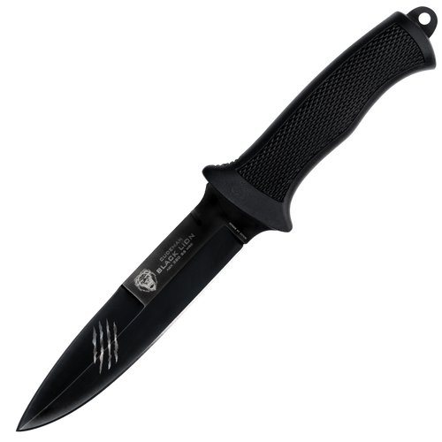 Cudeman BLACK LION Black Phosphate Rubber Handle