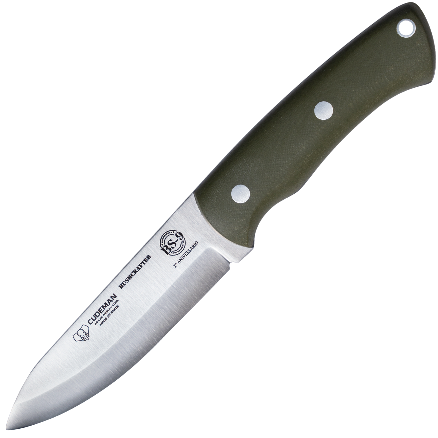 Cudeman BUSHCRAFTER Green G10