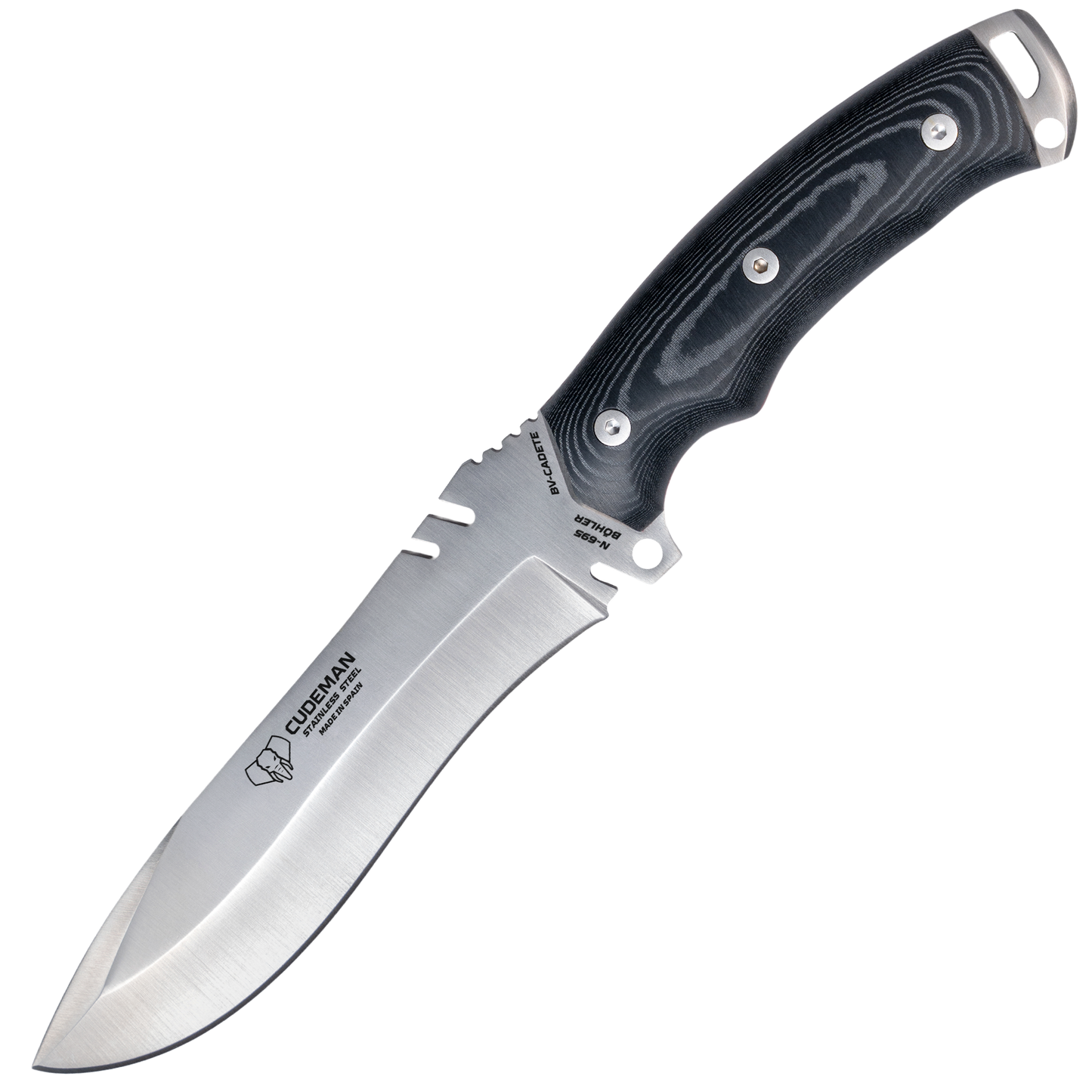 Cudeman Boina Verde Cadete Black Micarta