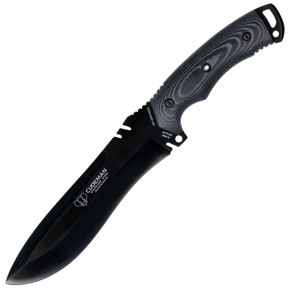 Cudeman Boina Verde Espanol Black-Coated Tactical Knife