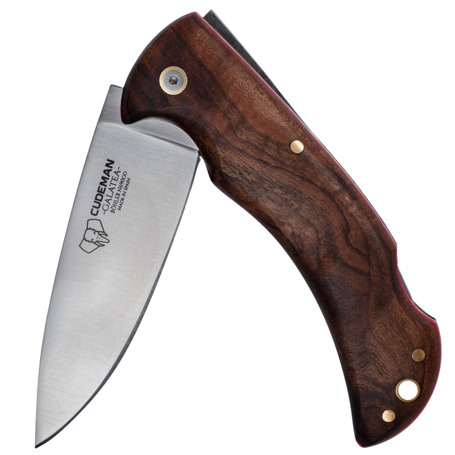 Cudeman Galatea Satin Walnut Pocket Knife
