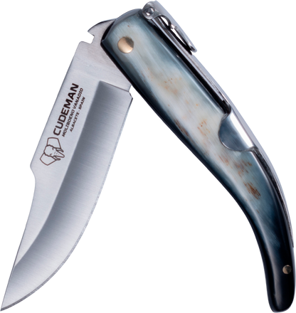 Cudeman Albacetena Bull Horn Pocket Knife