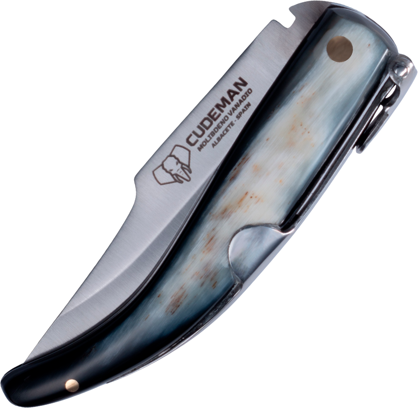 Cudeman Albacetena Bull Horn Pocket Knife