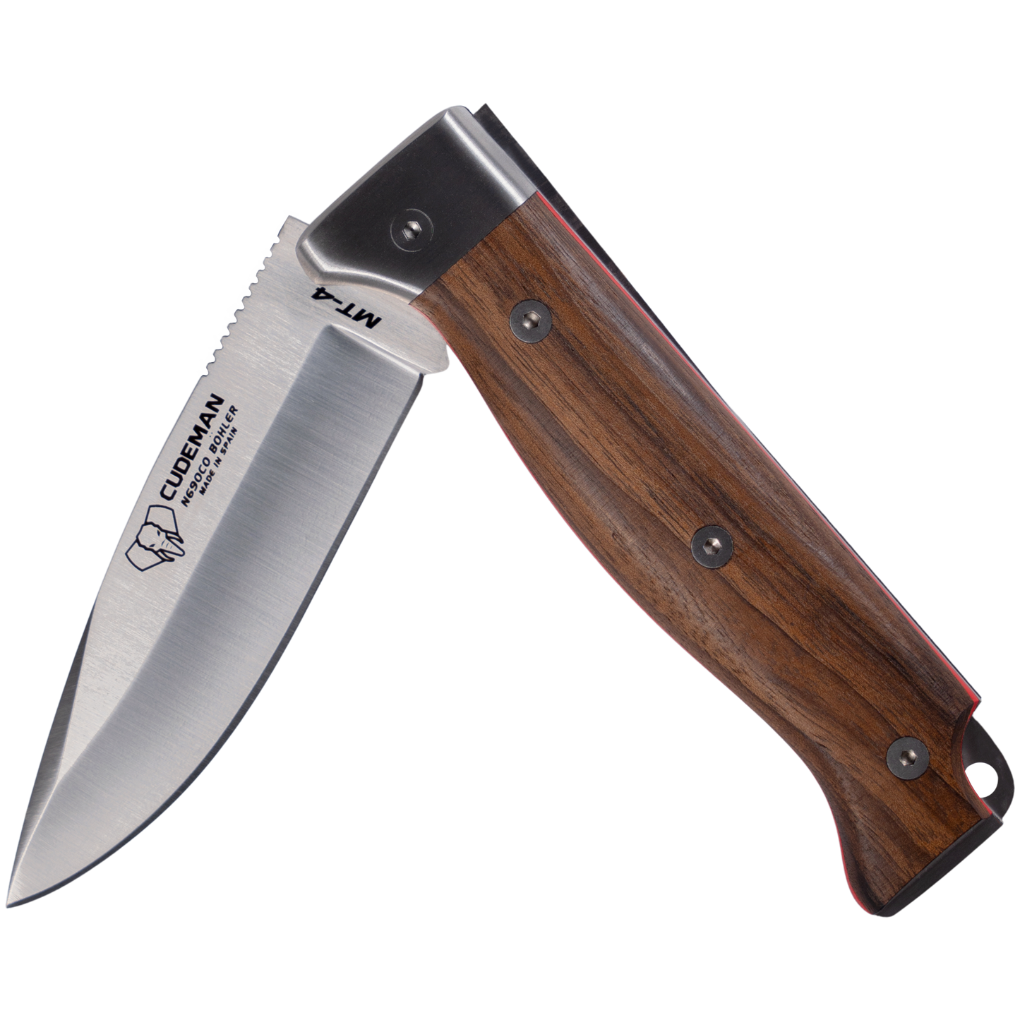Cudeman MT-4 Satin Walnut Pocket Knife