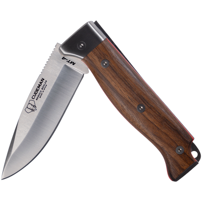 Cudeman MT-4 Satin Walnut Pocket Knife