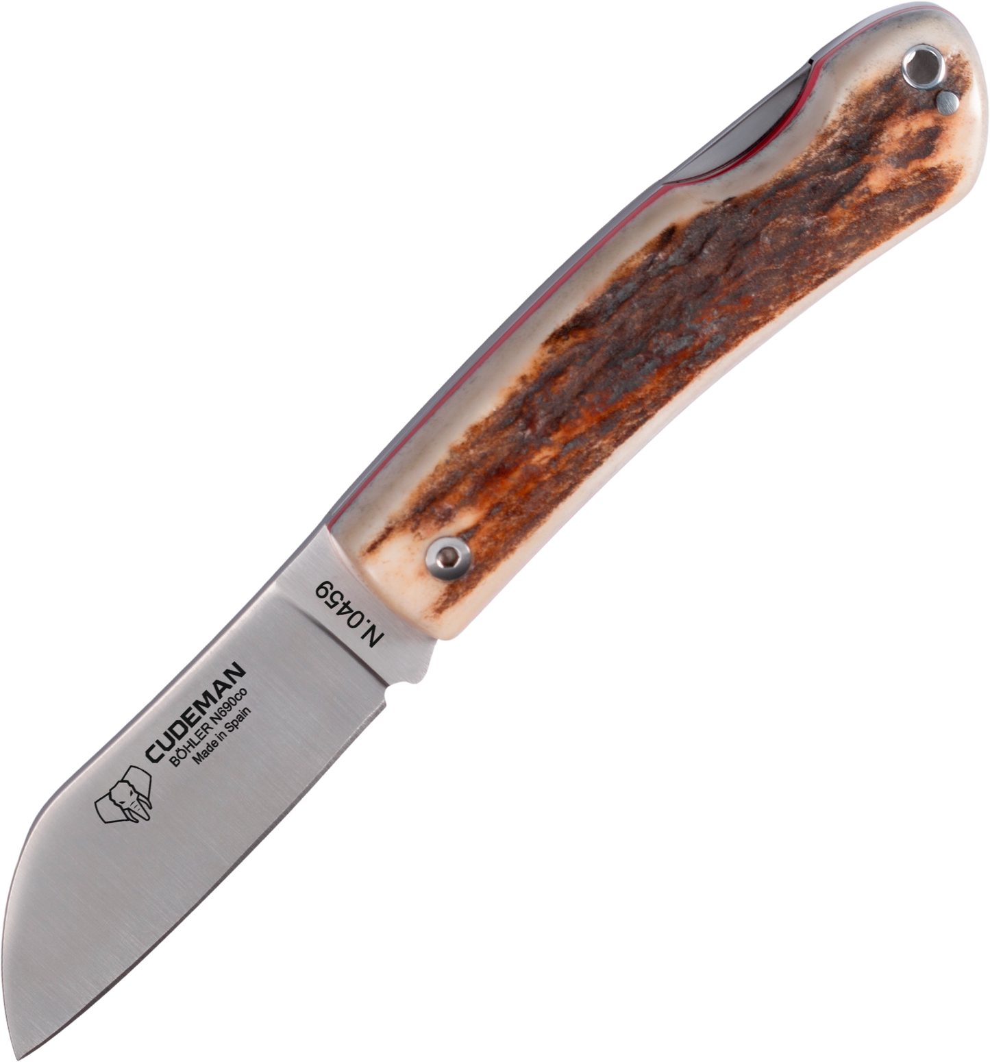 Cudeman La Marinera Stag Antler Pocket Knife