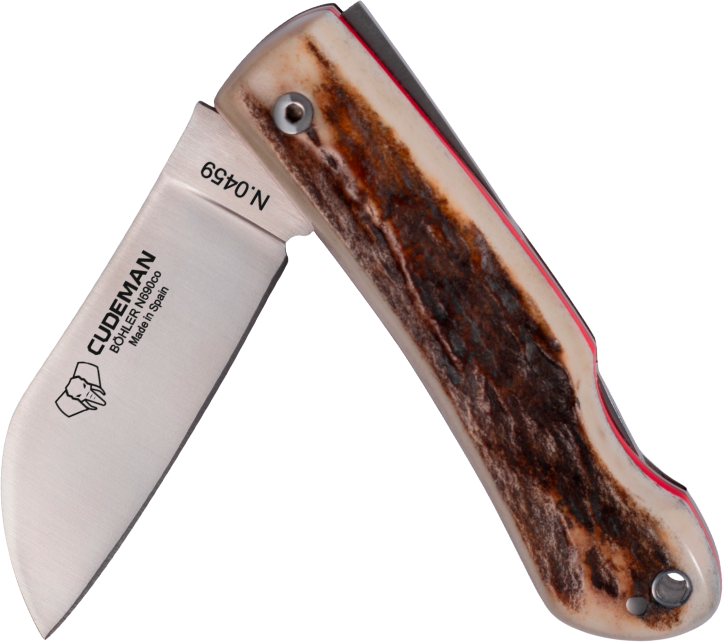 Cudeman La Marinera Stag Antler Pocket Knife