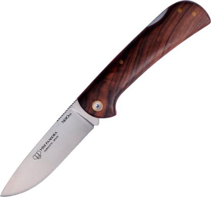 Cudeman Mini Pandora Satin Walnut Pocket Knife