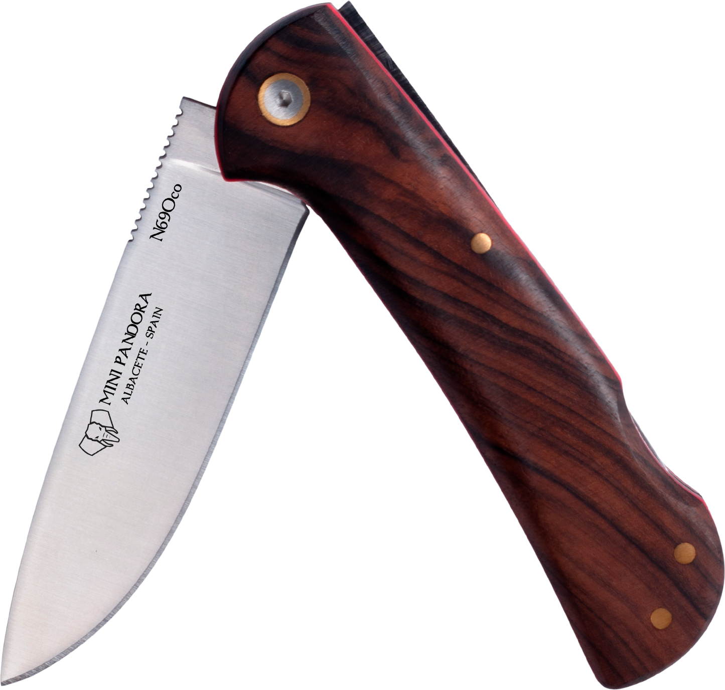 Cudeman Mini Pandora Satin Walnut Pocket Knife