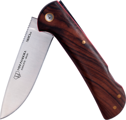 Cudeman Mini Pandora Satin Walnut Pocket Knife