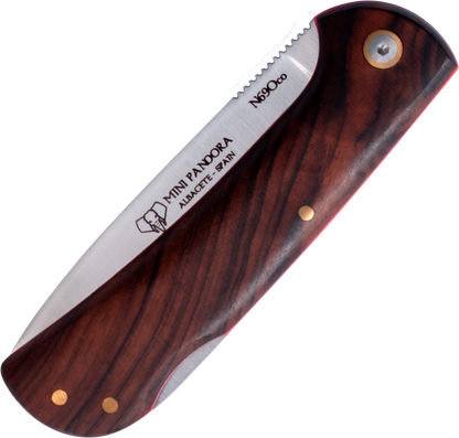 Cudeman Mini Pandora Satin Walnut Pocket Knife