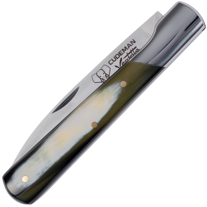 Cudeman VENDETTA Bull Horn Pocket Knife with Bolster