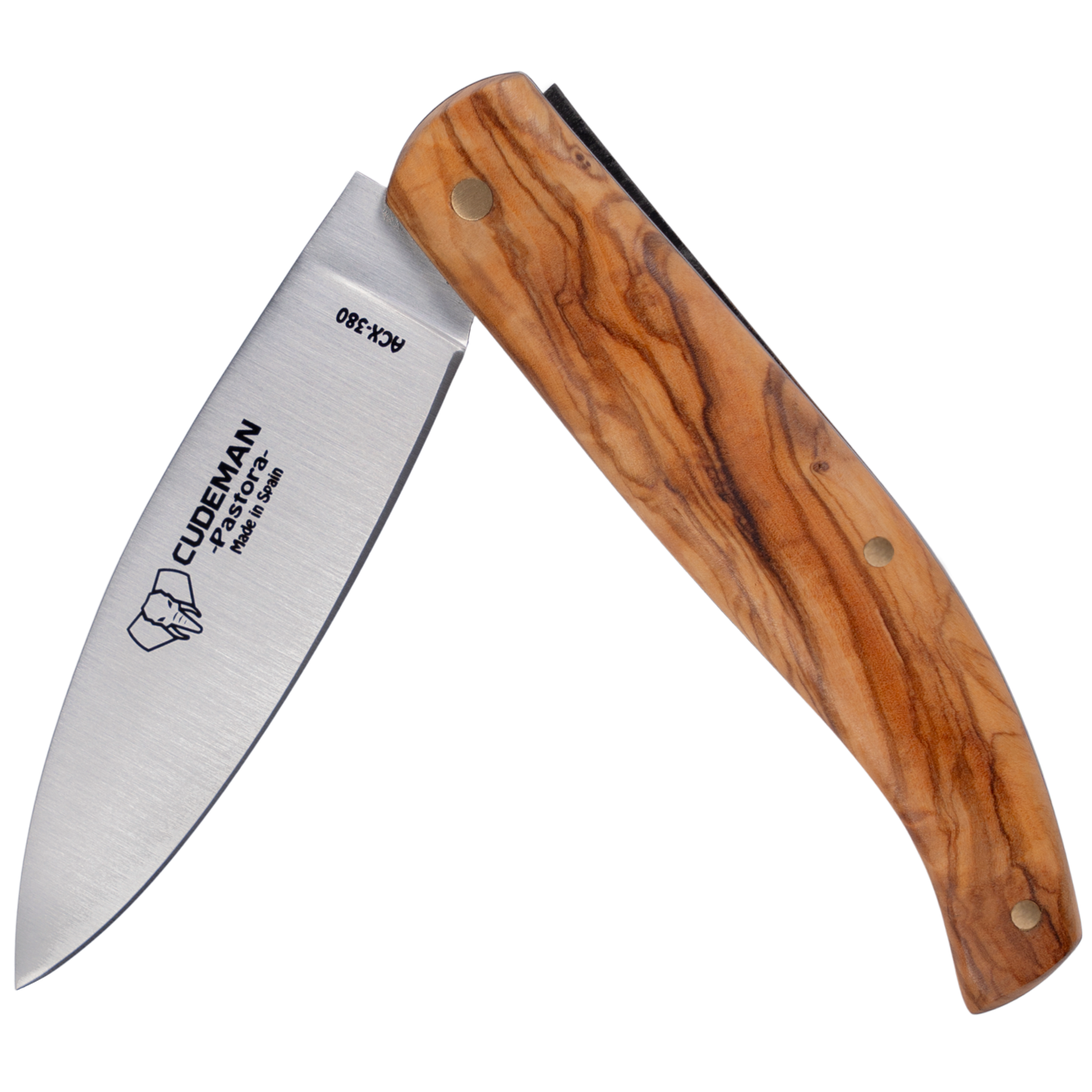 Cudeman Pastora Olive Wood Pocket Knife
