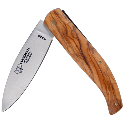 Cudeman Pastora Olive Wood Pocket Knife