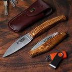 443-LF Olivo natural satinado + Funda