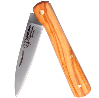 Cudeman Mini Vendetta Natural Olive Wood
