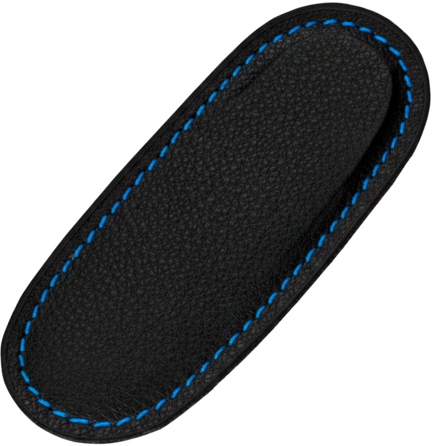 Cudeman Sheath ref. 627 - Black Skai with Red Stitching