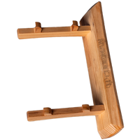 Two-piece wooden knife stand